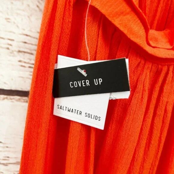 O’NEILL Salt Water Solids Tank Dress Swim Cover-Up Sz L - Picture 8 of 10